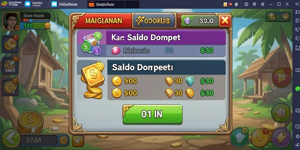 Screenshot 3 menunjukkan tampilan level yang menantang.