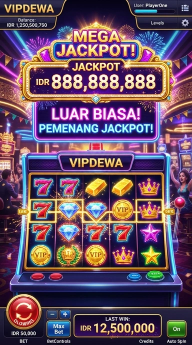 vipdewa — layar beranda